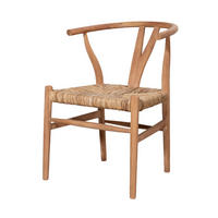 ESSZIMMERSTUHL 2er Set aus Teakholz, natürlich - Braun, Holz (62/82/55cm) - Giga Meubel