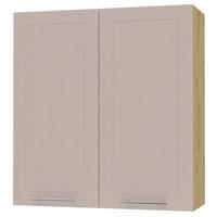 KÜCHENHÄNGESCHRANK Kvantum W4/90 Eiche Artisan / Kaschmir Matt 90 / 32,5 / 96cm - Kaschmir/Eiche Artisan, Holz/Holzwerkstoff (90/96/32.5cm) - Feldmann-Wohnen