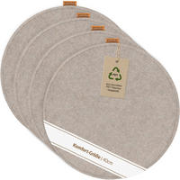 SITZKISSEN mit Antirutschnoppen 2er-Set - Beige, Textil (40/40/2cm) - Miqio Design