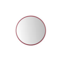 SPIEGEL Riqueza - Rot - 50/50/ cm - Rot, Metall (50/50/50cm) - Present Time