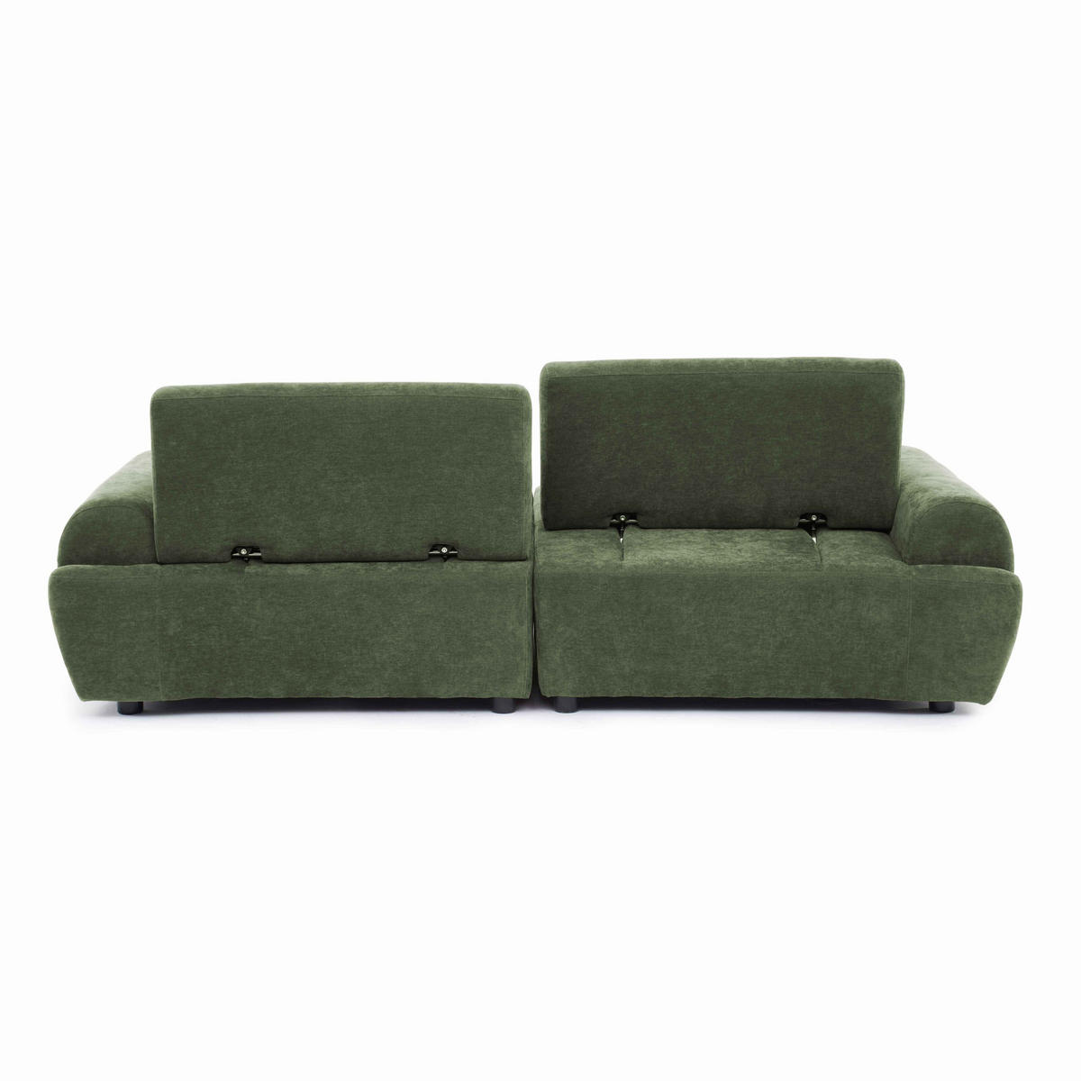 SOFA 2-Sitzer, Grün - Grün, Textil (218/82/109cm) - Oviala