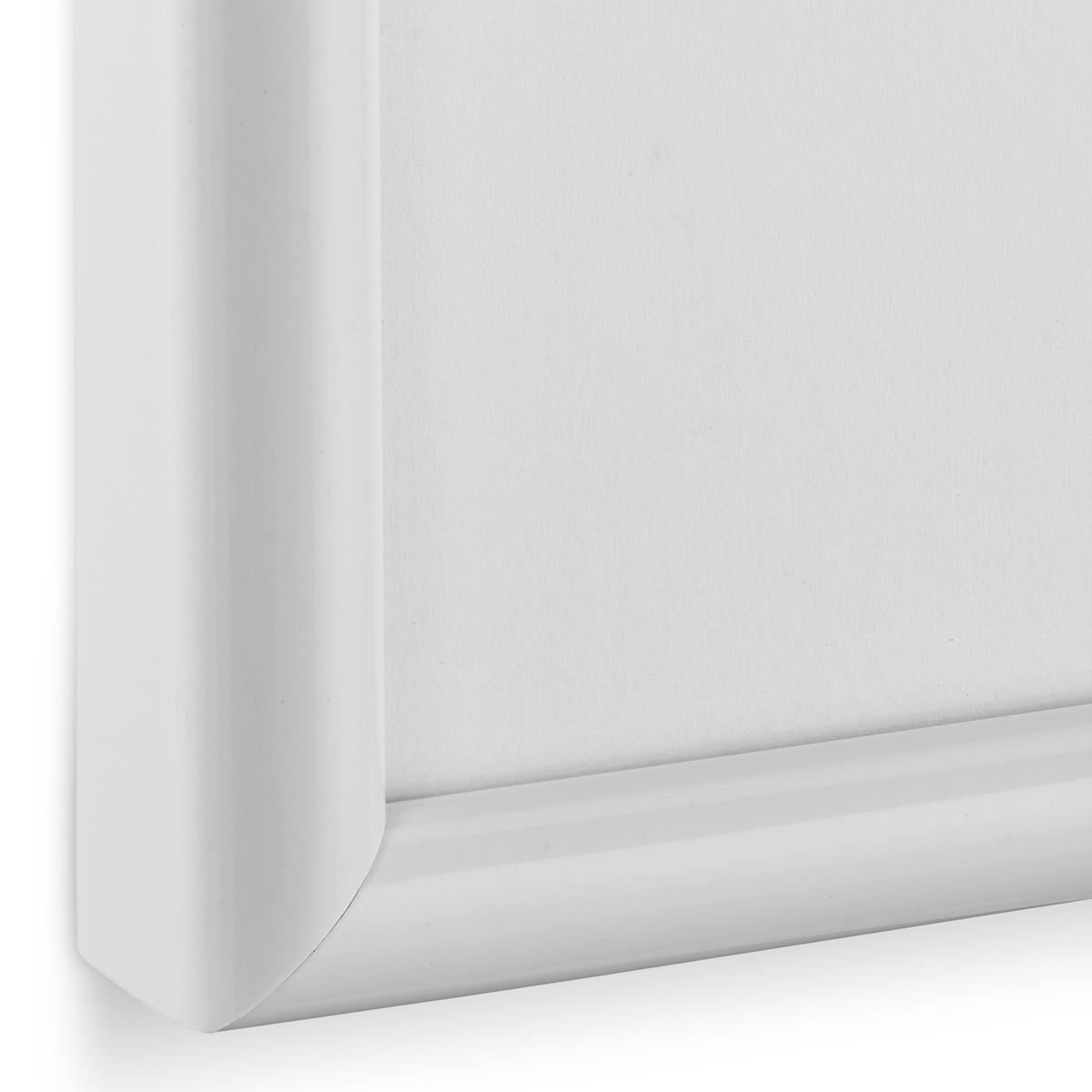 2xBILDERRAHMEN - Weiß, Glas/Kunststoff (22/30.5/2cm) - Relaxdays