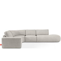 ECKSOFA RECHTS ZUCCO, Braun - Braun, Holz/Holzwerkstoff (224/373cm) - KONSIMO®