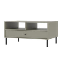 COUCHTISCH TORINO 100,2/50/65 cm Hellgrün - Hellgrün, Holzwerkstoff (65/100.2/50cm) - MASSENO