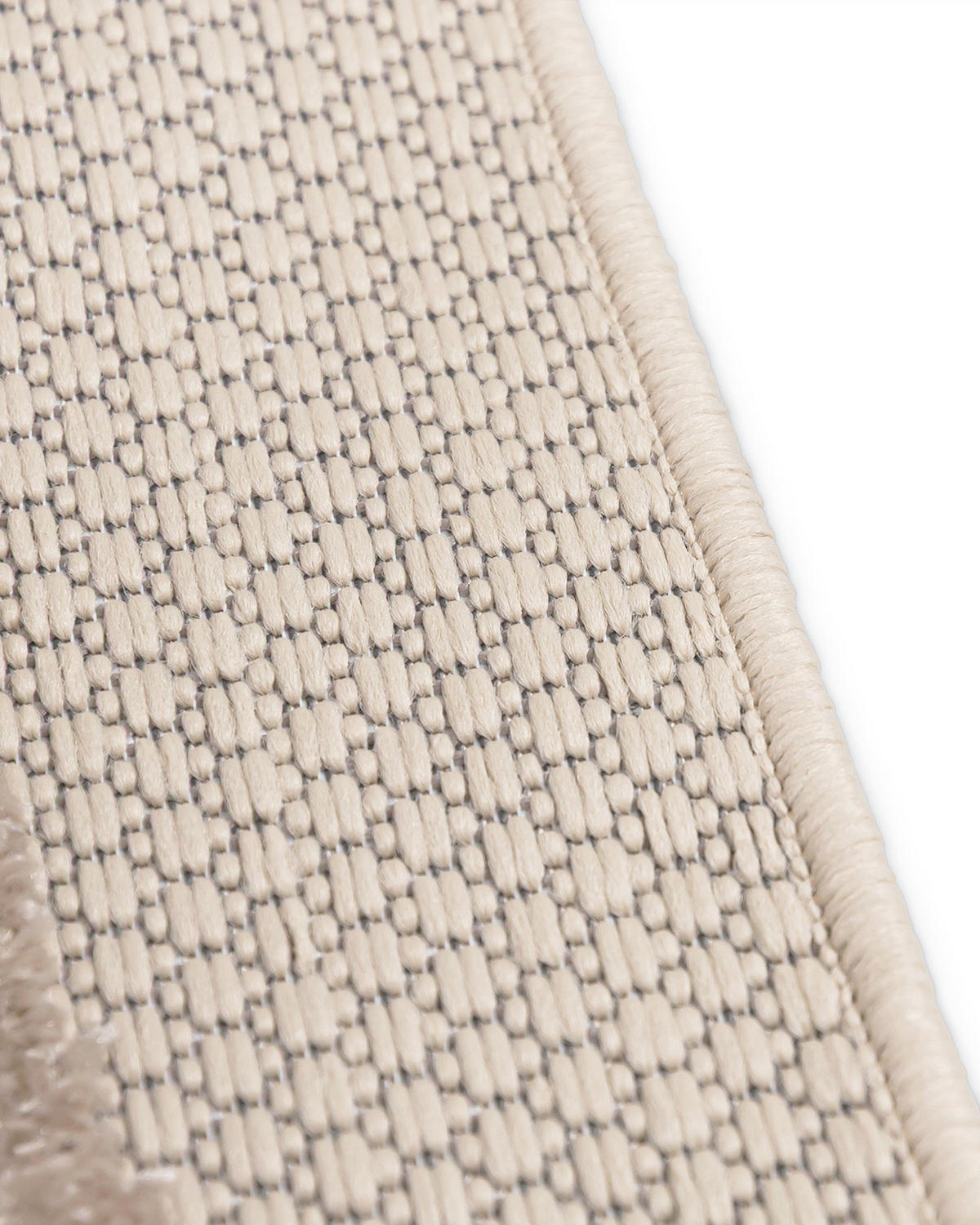 TEPPICH In-& Outdoor Fano Sole Mazovia 120x170cm Braun Creme Geometrisch Kurzflor - Grau, Textil (120/170cm) - Mazovia