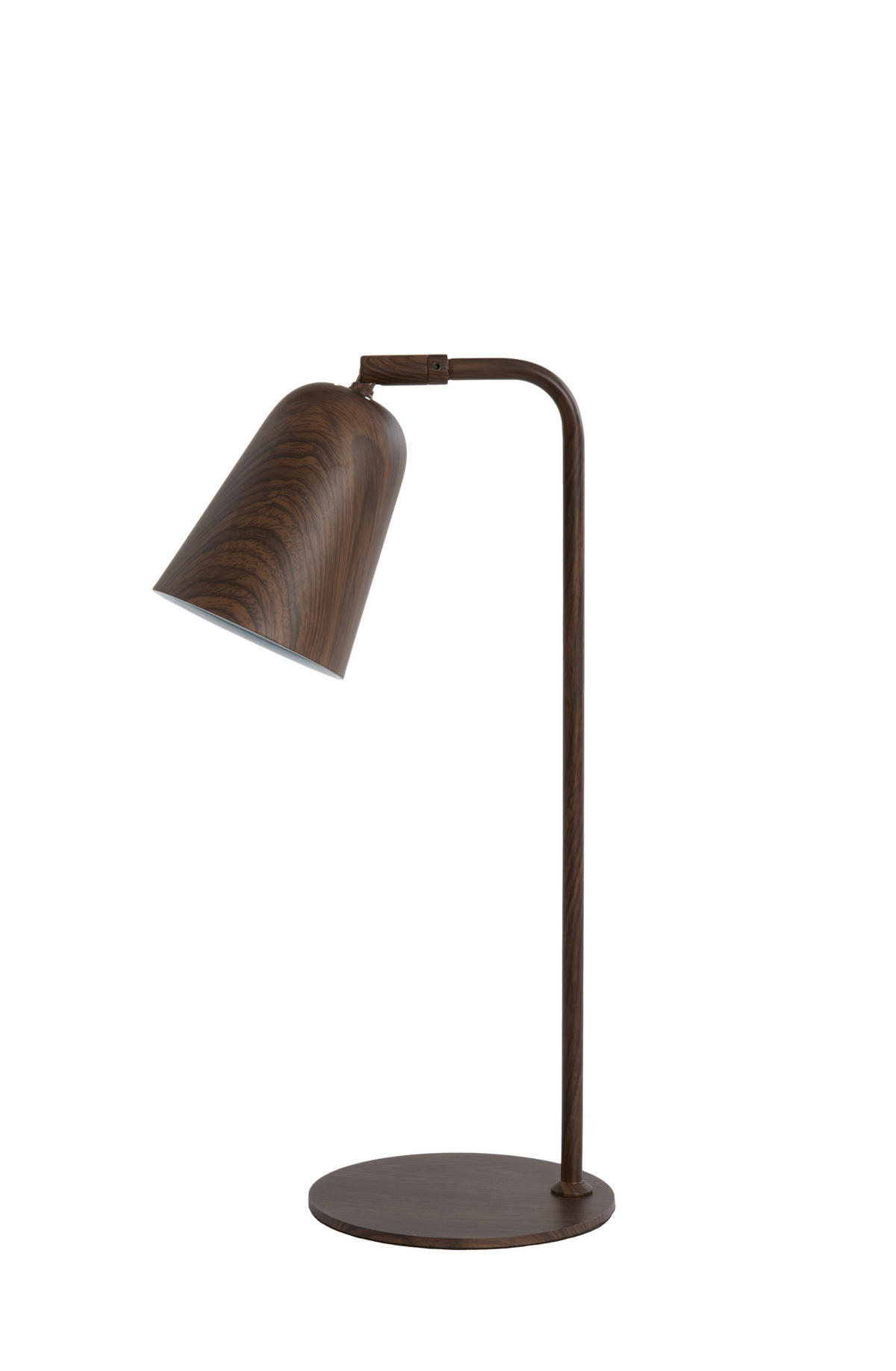 TISCHLAMPE Salomo Braun Ø26,5/47 cm - Dunkelbraun, Metall (26.5/16/47cm) - Light & Living