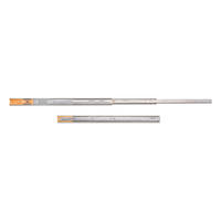 KORPUSSCHIENEEN Kugelgelagerter für Schubladen mit Vollauszug, mit Schließautomatik, Höhe 45mm, Länge 650mm, Stahl, Verzinkt - Zinkfarben, Metall (9.5/2/65cm) - EMUCA