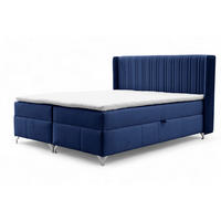 BOXBETT Damien - Blau, Holzwerkstoff/Textil (200/200cm) - Fun Möbel