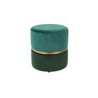 SITZHOCKER Bubbly Pouf/ Forest/ Grün - Grün, Textil (35/39/35cm) - Housecraft Living