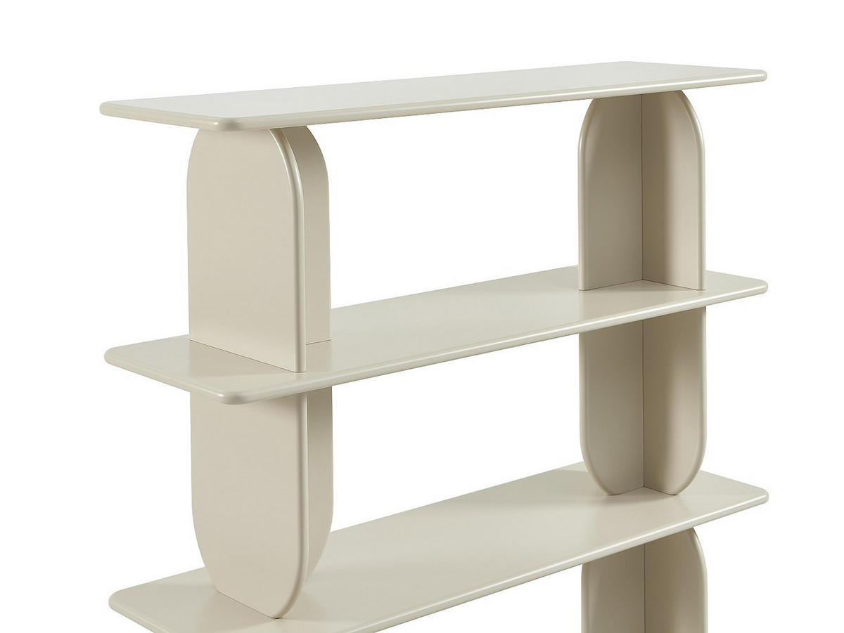 REGAL - 110 cm x 35 cm - holz - beige Lusoria - Beige, Holz (110/115.5/35cm) - Vente-Unique