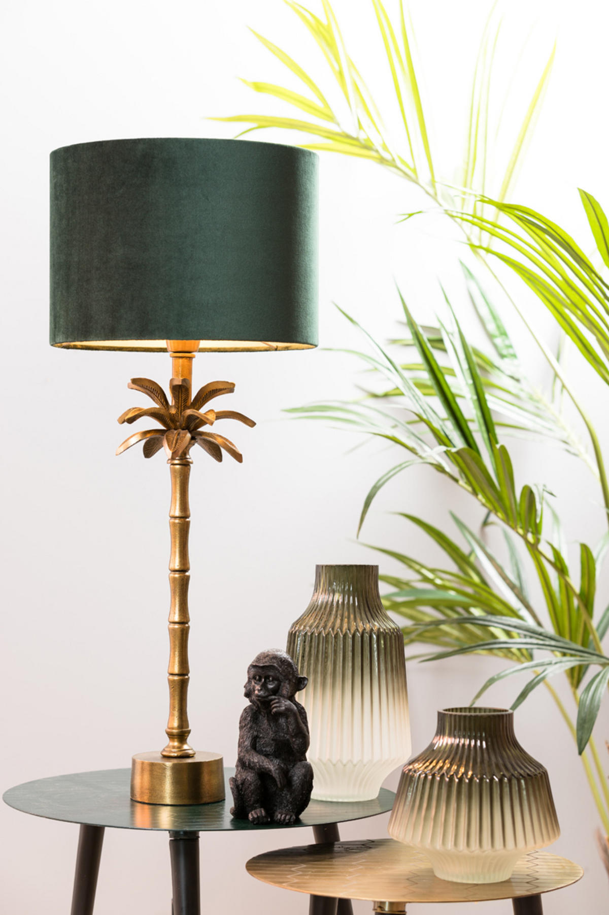 LAMPENFUSS Armata Bronze Ø15/57 cm - Bronzefarben, Metall (15/15/57cm) - Light & Living