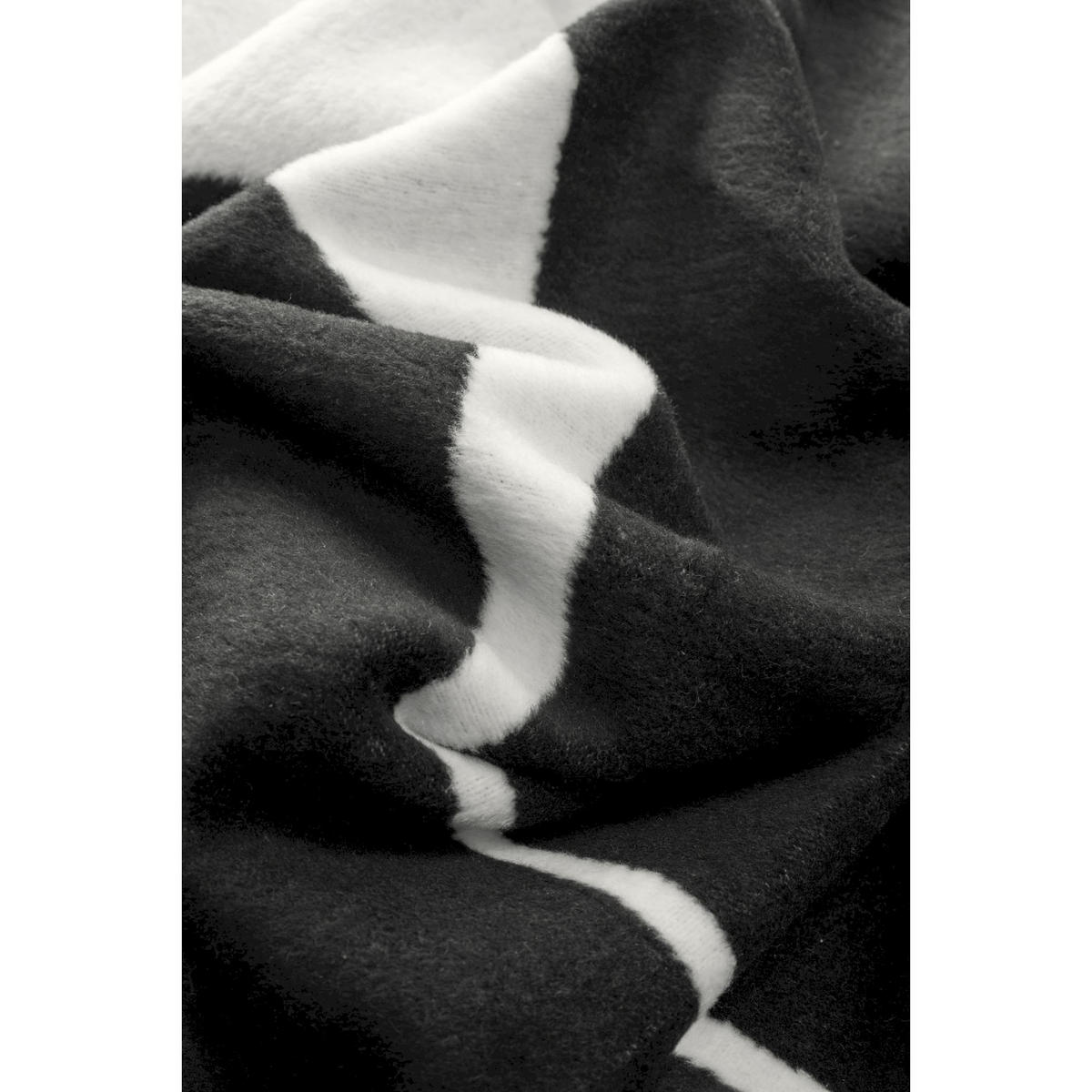 PLAID PEBBLE - Schwarz, Textil (150/200cm) - Schöner Wohnen