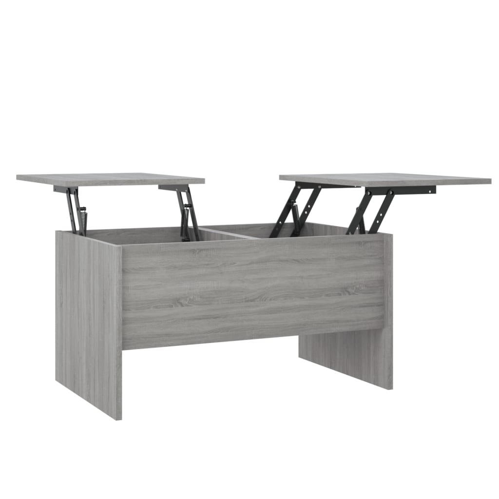 COUCHTISCH Grau Sonoma 80x50x42,5 cm Holzwerkstoff - Grau, Holzwerkstoff (80/50/42.5cm) - furnicato