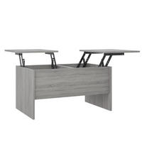 COUCHTISCH Grau Sonoma 80x50x42,5 cm Holzwerkstoff - Grau, Holzwerkstoff (80/50/42.5cm) - furnicato
