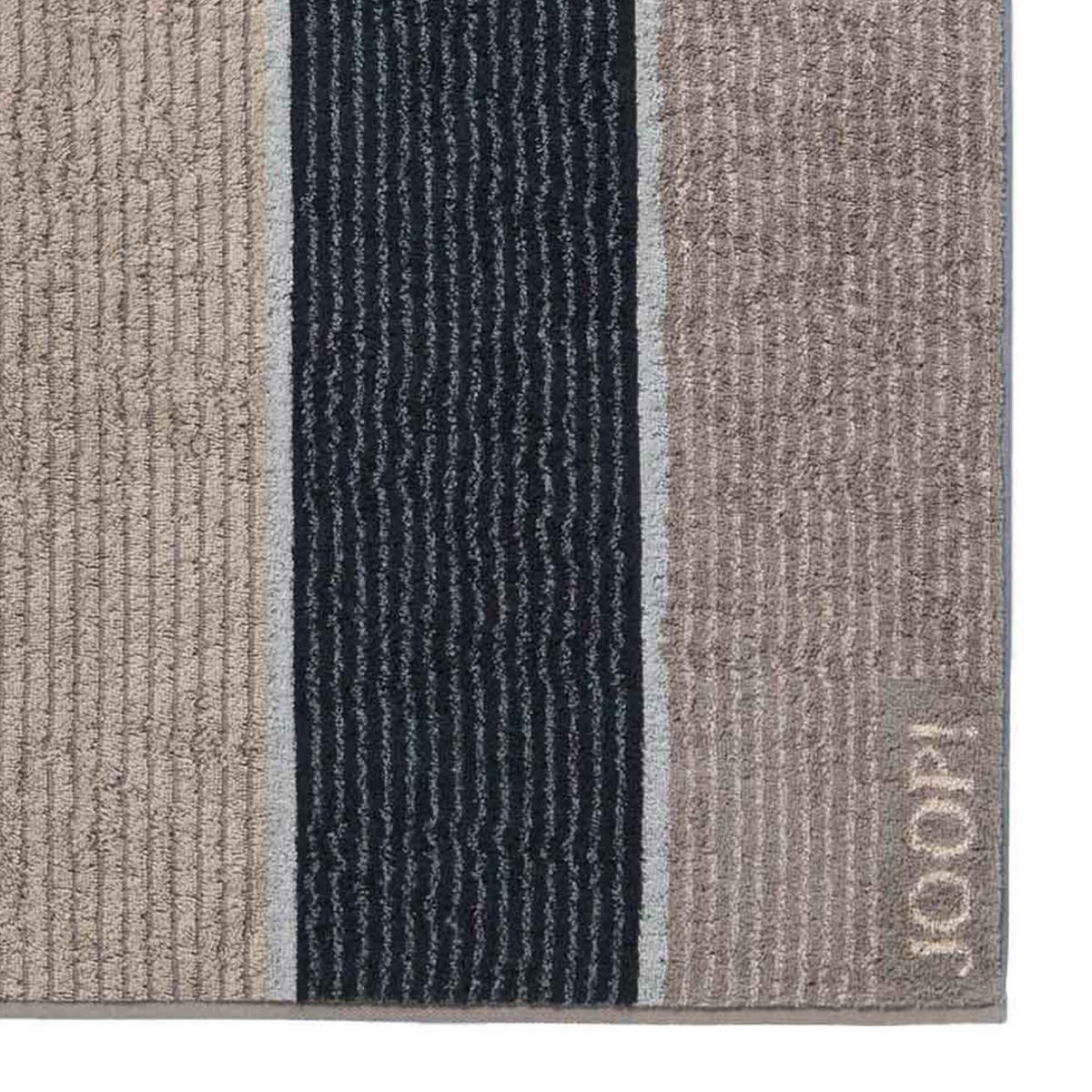 HANDTUCH Unisex Signature Braun 3er Pack Baumwolle - Grau, Textil (200/135cm) - Joop!