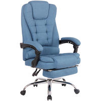 BÜROSTUHL Onix, Stoff Blau - Blau, Textil/Metall (67/125/68cm) - TPFLiving