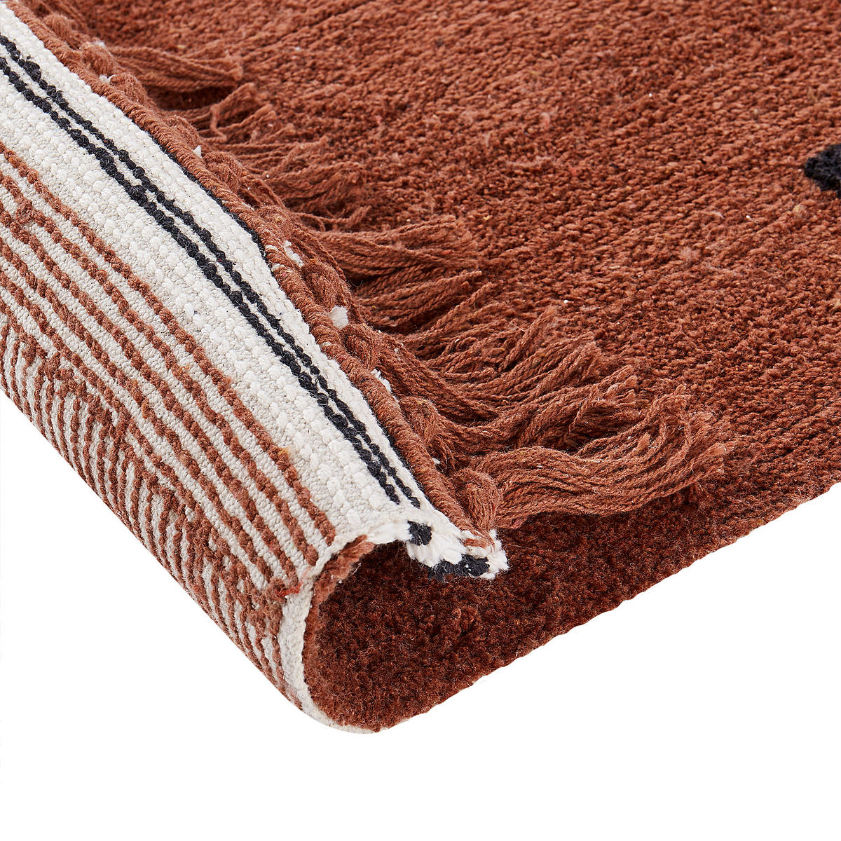 KINDERTEPPICH Laza 200/140 cm - Braun, Textil (140/200cm) - Beliani