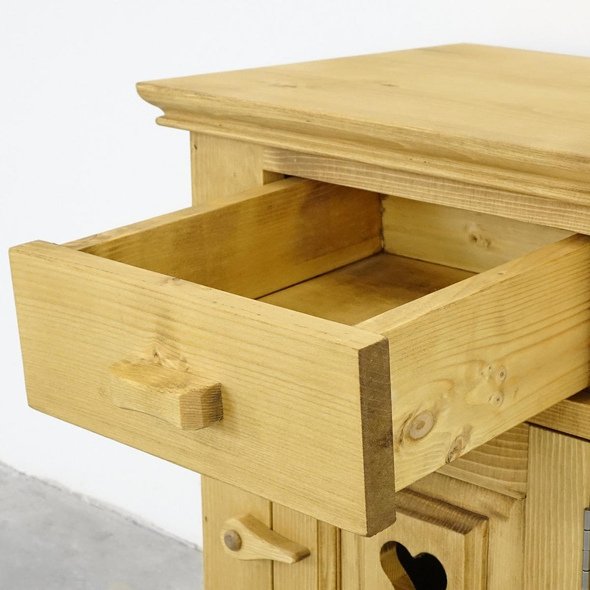 NACHTTISCH aus Massivholz MEXICANA - Honig, Holz (46/60/35cm) - Seart