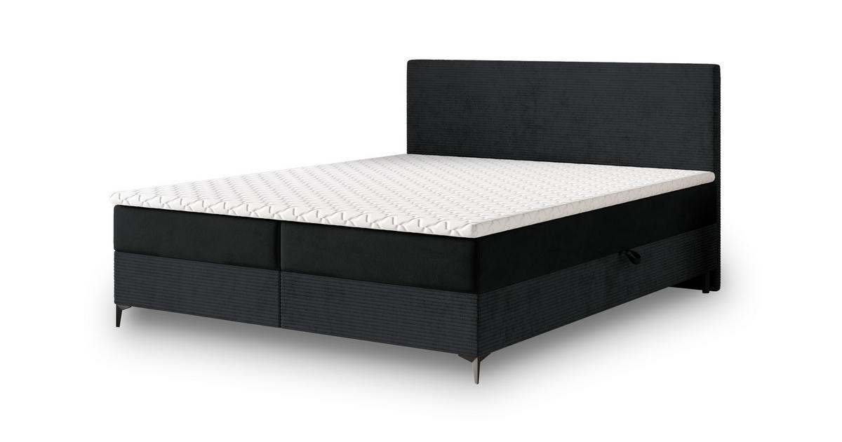 MASSENO BOXBETT TORREL 200x200 cm mit Matratze und Topper, H2+H3 ...