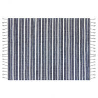 OUTDOOR-TEPPICH BademlII 200/140 cm - Blau, Kunststoff (140/200cm) - Beliani