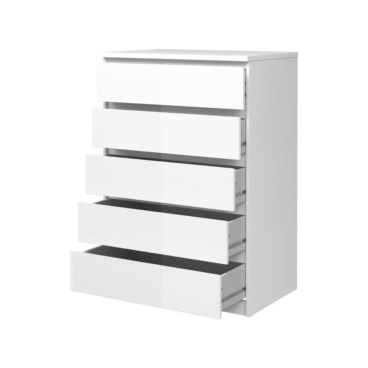 KOMMODE Weiß - Weiß, Holzwerkstoff (77/111/50cm) - ebuy24