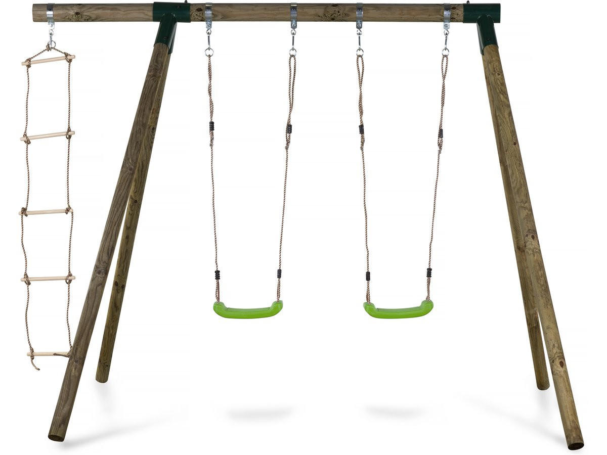 KLETTERGERÜST AUS HOLZ timo Braun - Dunkelbraun, Holz (240/230/240cm) - Habitat Garten