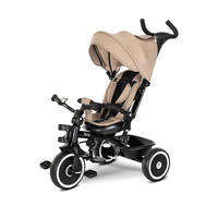 DREIRAD Tino Klingel, Korb beige umbaubar, drehbarer Sitz, Getränkehalter - Beige, Metall (108/55/96cm) - Lorelli