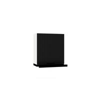 HÄNGESCHRANK W60/68 SLIM P/L - KENDRO - mit Dunstabzug - Schwarz/Weiß, Holz/Metall (60/68/30cm) - ROYAL24_MARKT