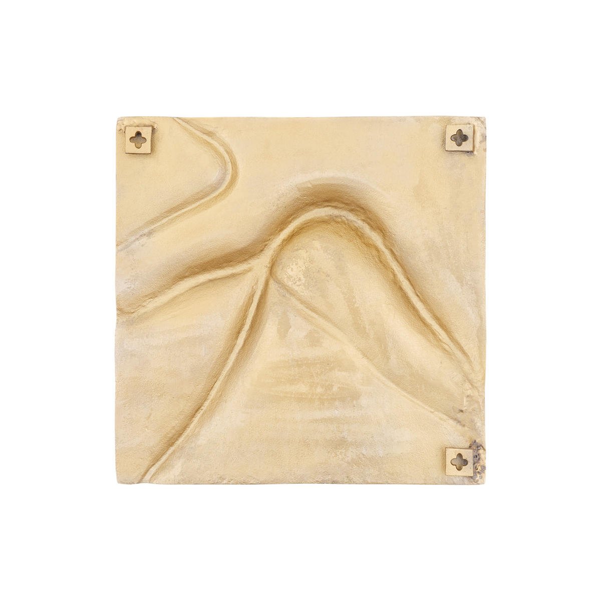 WANDPANEEL Gihan Gold 55/5/55cm - Goldfarben, Metall (5/55/55cm) - PTMD Collection
