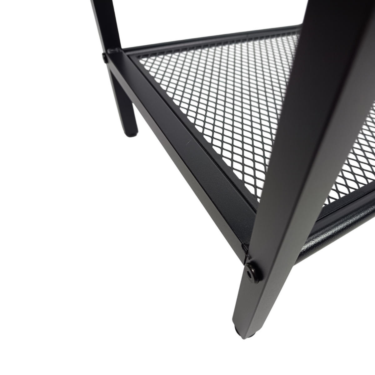 KONSOLENTISCH Holzoptik Metall Dunkelbraun Schwarz 100×35×80 cm - Dunkelbraun/Schwarz, Holzwerkstoff/Metall (35/100/80cm) - Begryf