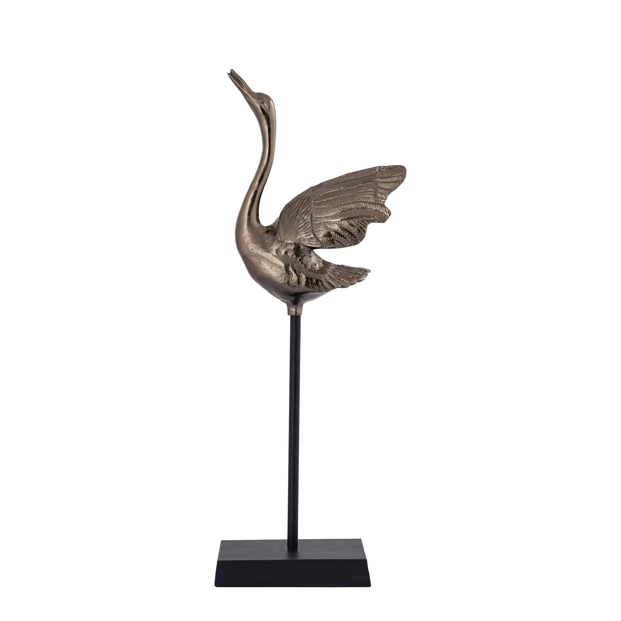 SKULPTUR Joycee Braun 18/20/60cm - Braun, Metall (20/60/18cm) - PTMD Collection