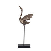 SKULPTUR Joycee Braun 18/20/60cm - Braun, Metall (20/60/18cm) - PTMD Collection