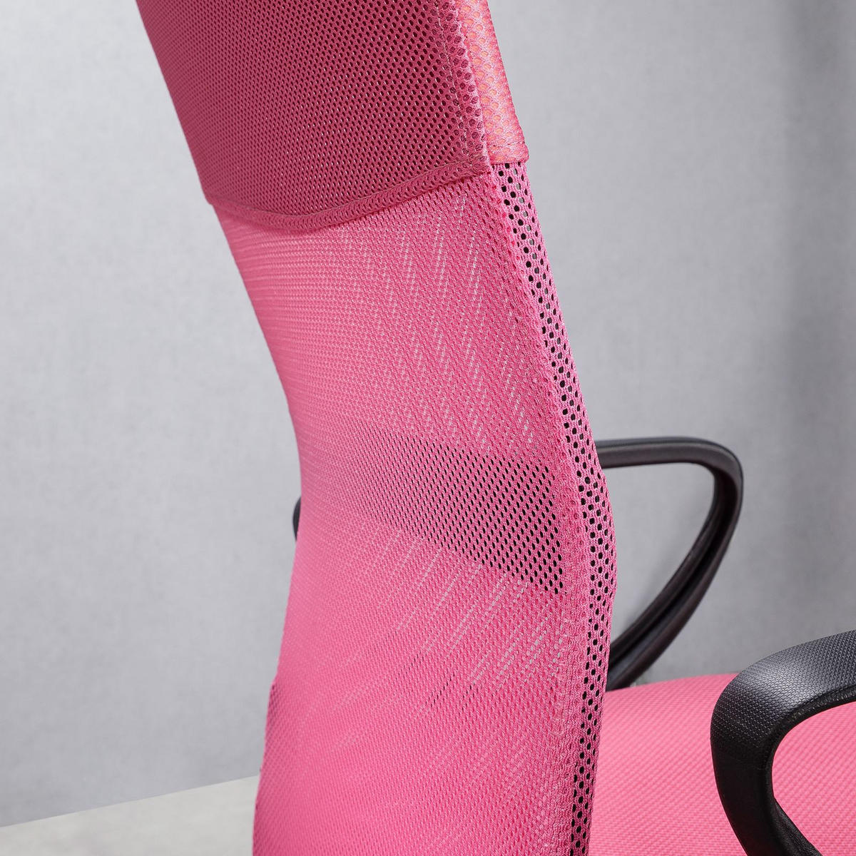 BÜRODREHSTUHL JOGO - Pink, Textil (55/99/50cm) - IDIMEX