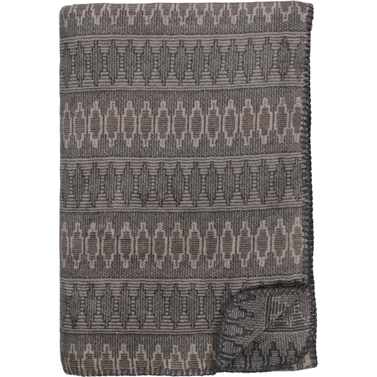 WOHNDECKEN MALINDI GRAPHITE - Graphitfarben, Textil (150/200cm) - Zöllner