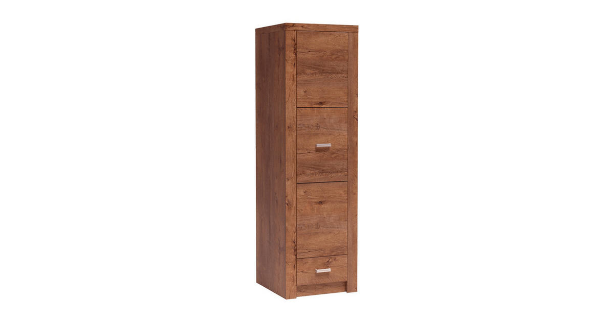 Koseto KLEIDERSCHRANK Indianapolis I-2 1-türig 56 x 192 x 58 cm Esche ...