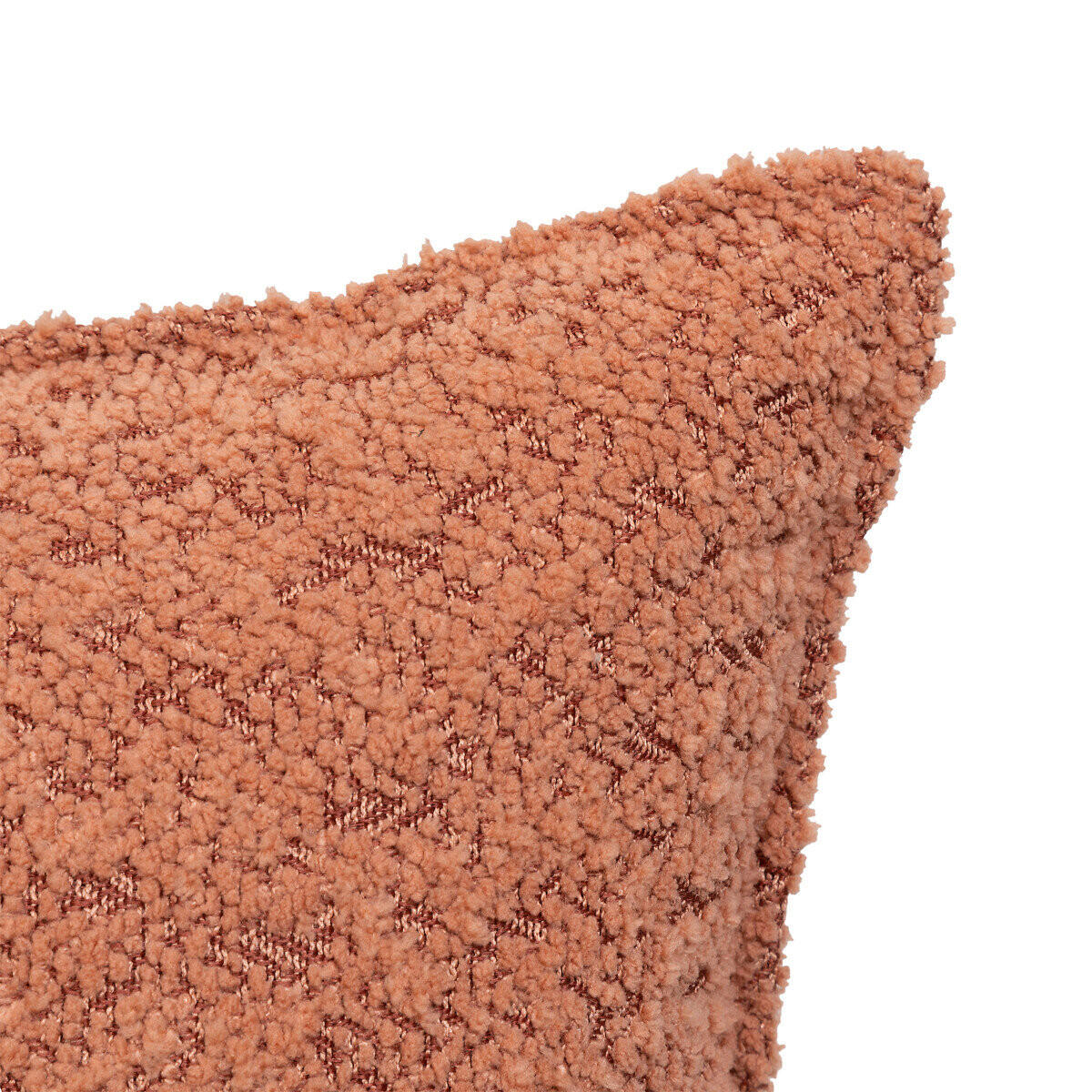 DEKOKISSEN Bouclé Soana 30/50 cm - Terra cotta, Textil (50cm) - Atmosphera Createur d´interieur