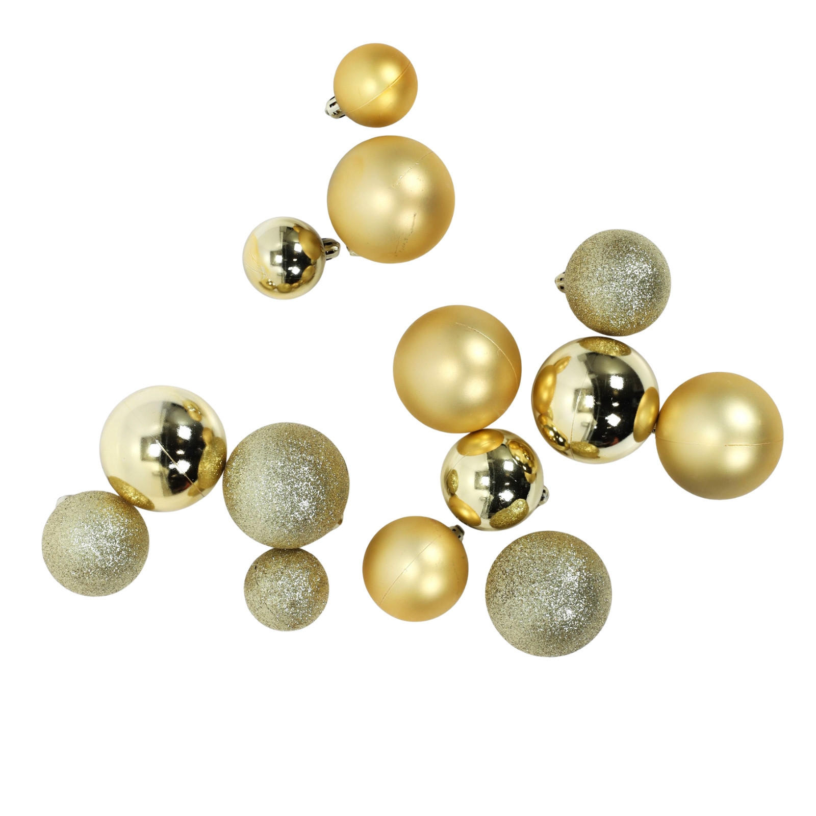 WEIHNACHTSKUGELN Set 70er-Set - Goldfarben, Kunststoff (28/16/37cm) - Home Styling Collection