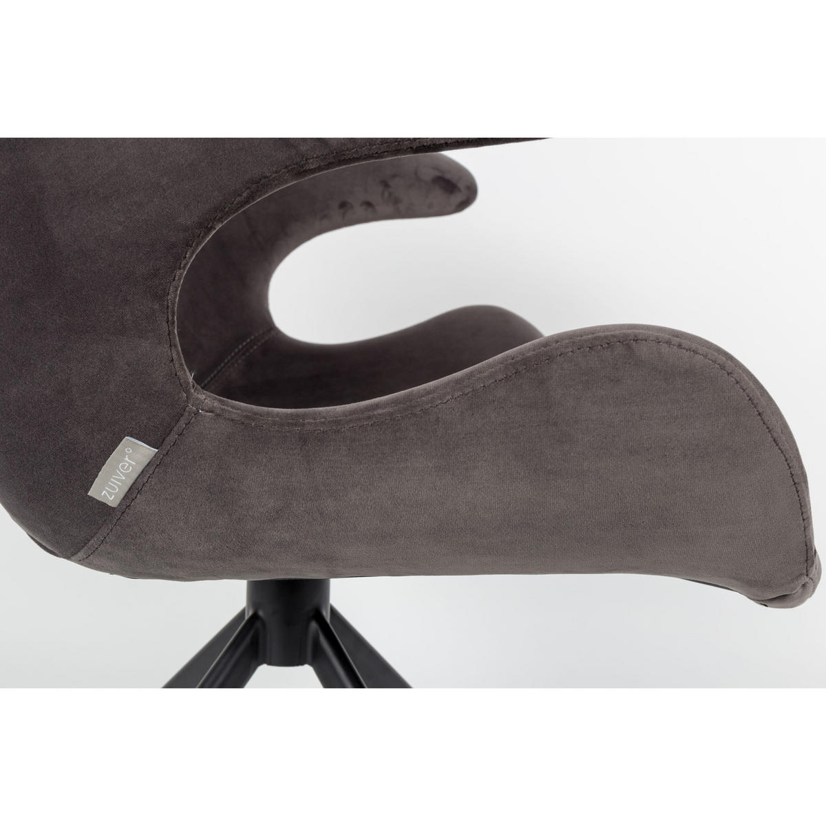 ESSZIMMERSTUHL Mia Grau - 2 er Set - Grau, Textil (63/78.5/62cm) - Zuiver