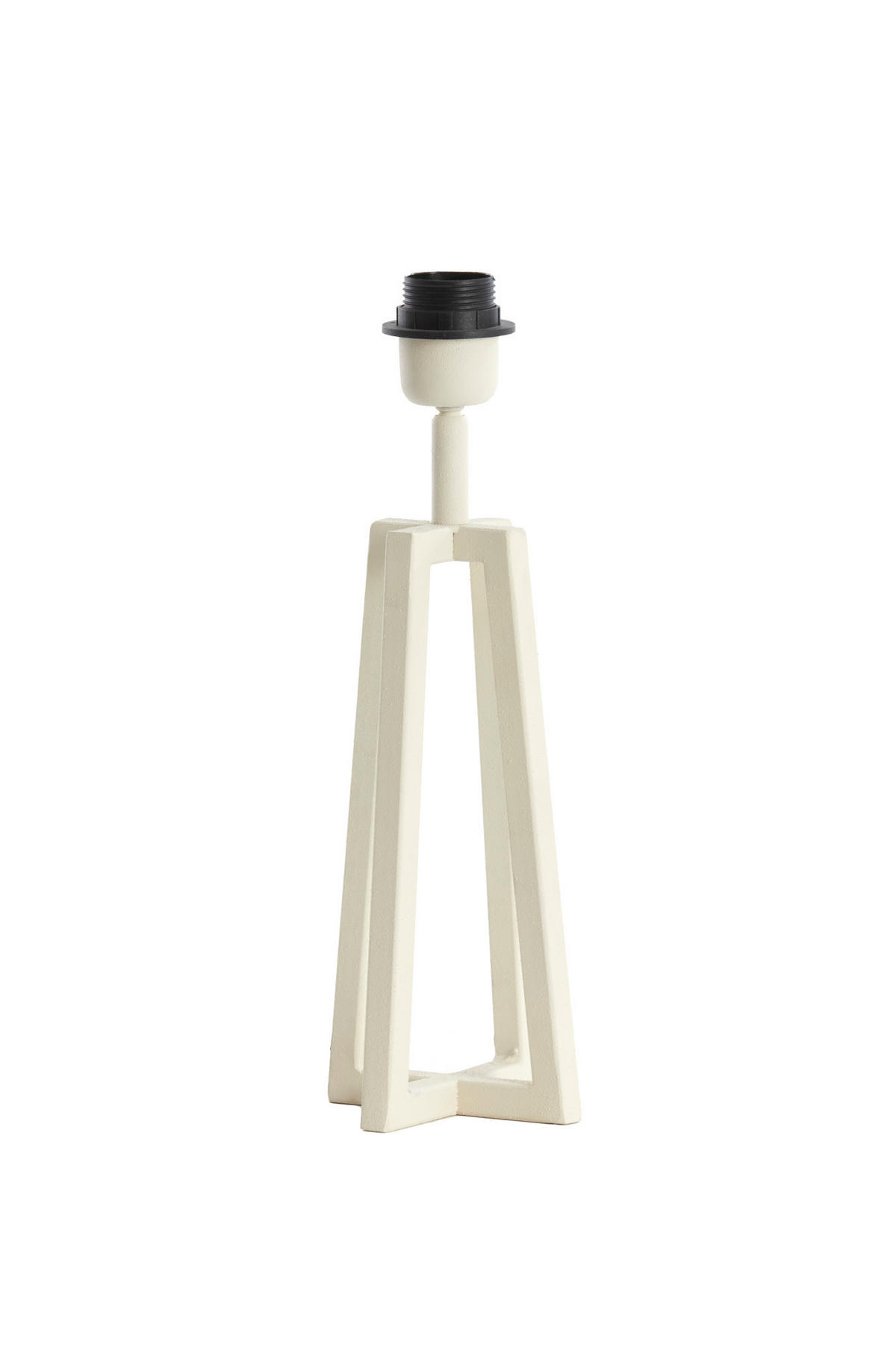 LAMPENFUSS Miley Weiß 11,5/11,5/31 cm - Weiß, Metall (11.5/11.5/31cm) - Light & Living