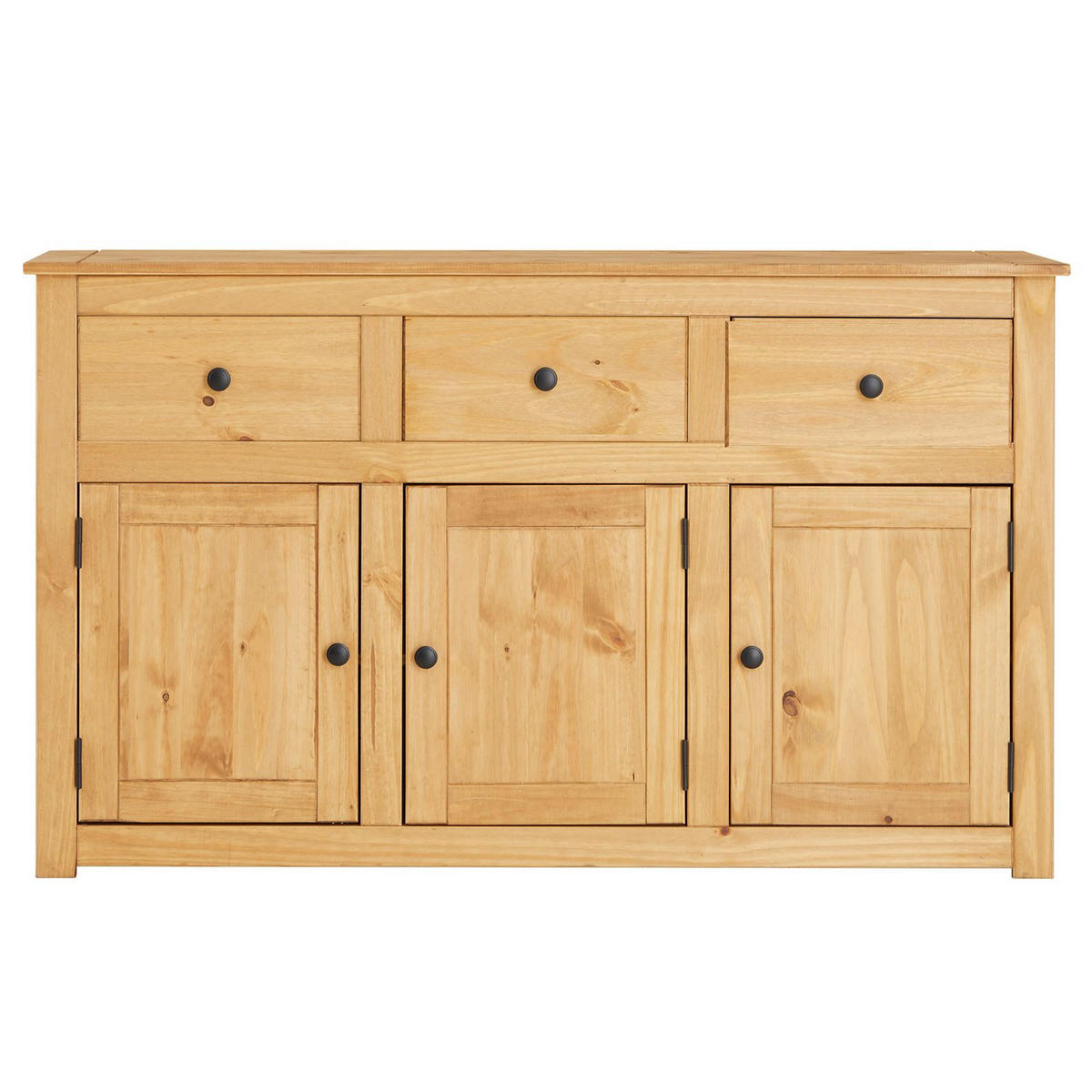 SIDEBOARD CANCUN gebeizt/gewachst - Kieferfarben, Holz (135/80/40cm) - CARO-Möbel