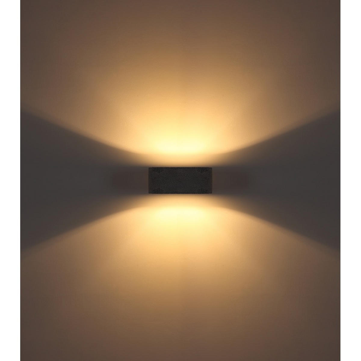AUSSEN-WANDLEUCHTE FERGUSON Aluminium Weiß Up & Down - Weiß, Metall (20/8.5/12cm) - Globo Lighting