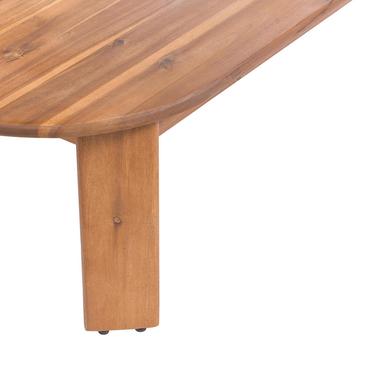 OUTDOOR-COUCHTISCH 120/80 cm Akazienholz Braun Talsano - Braun, Holz (120/80/36cm) - Beliani