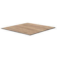 TISCHPLATTE 70 x 70 cm, Eiche natur - Beige, Holzwerkstoff (70/70/1.25cm) - Oviala