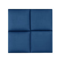 KOPFPOLSTER-SET 4 TLG. Carpino - Dunkelblau, Textil (3/30/30cm) - [neu.haus]