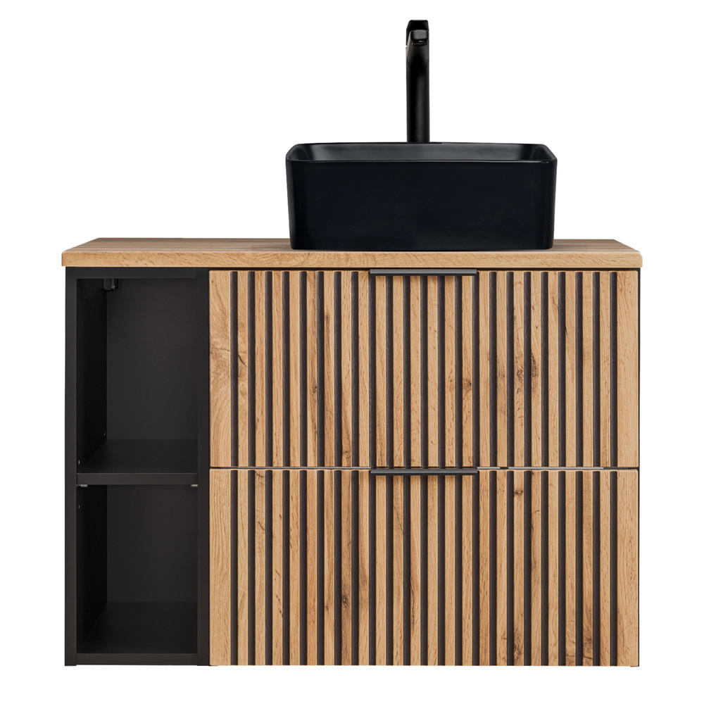 Lomado Waschtisch Braun 81x72x47 cm
