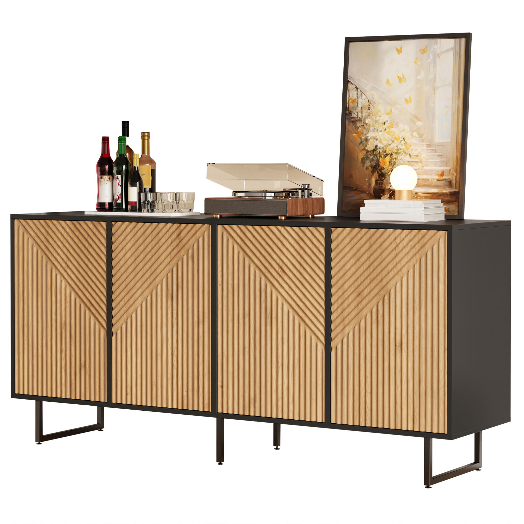 Ivmeu Sideboard Natur 160x75x40 cm