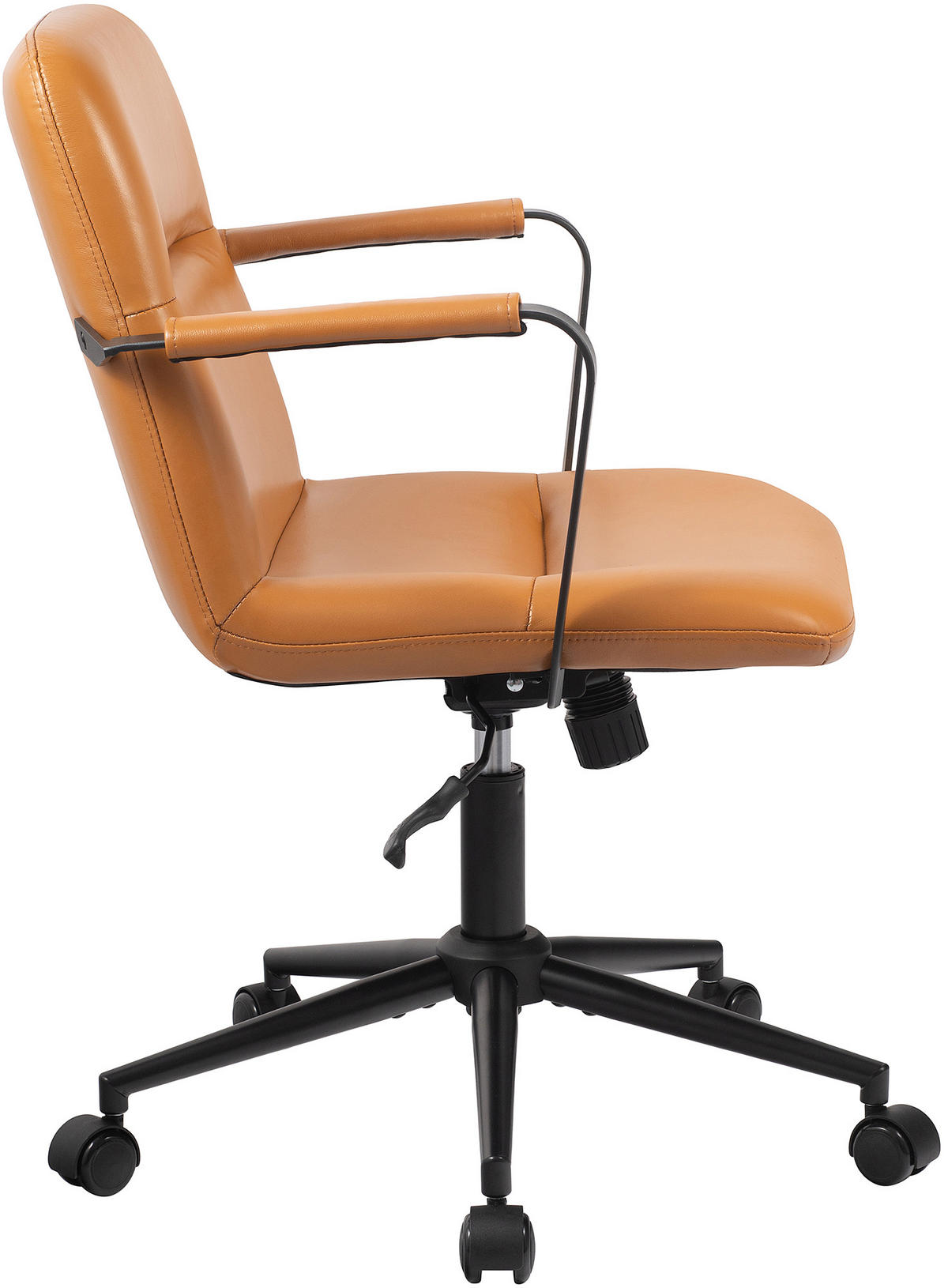 Schwarz/Braun, Leder/Metall (58/88/62cm) - CLP