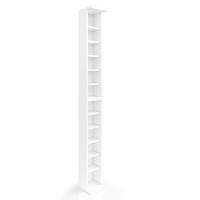 CD-REGAL Weiß 21 x 91.8 cm Groß 2er set - Weiß, Holzwerkstoff (21/183.6/20cm) - Vicco