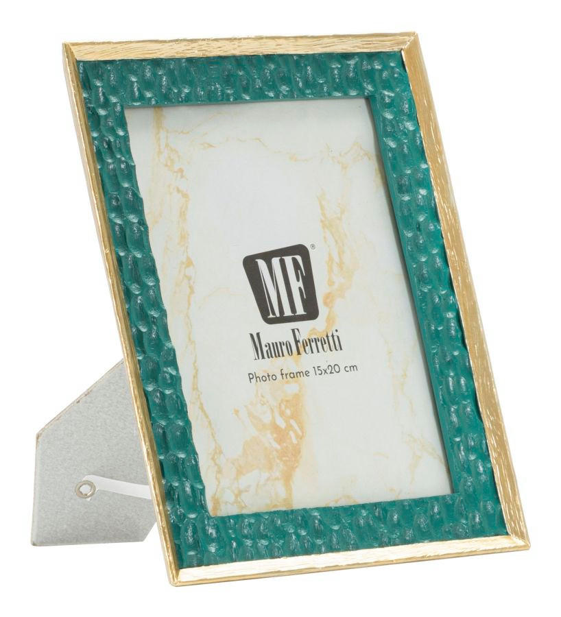 Mauro Ferretti Bilderrahmen Grün, Gold 20.3x25.3x2 cm