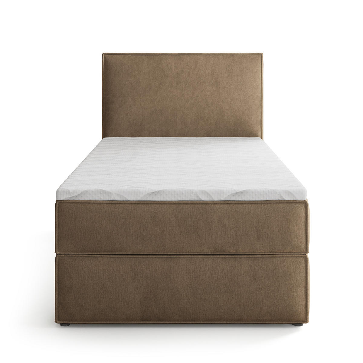 POSTEL Boxspring PELLIO 90x200 cm Béžová - béžová, kompozitní dřevo/textil (90/200cm) - MASSENO